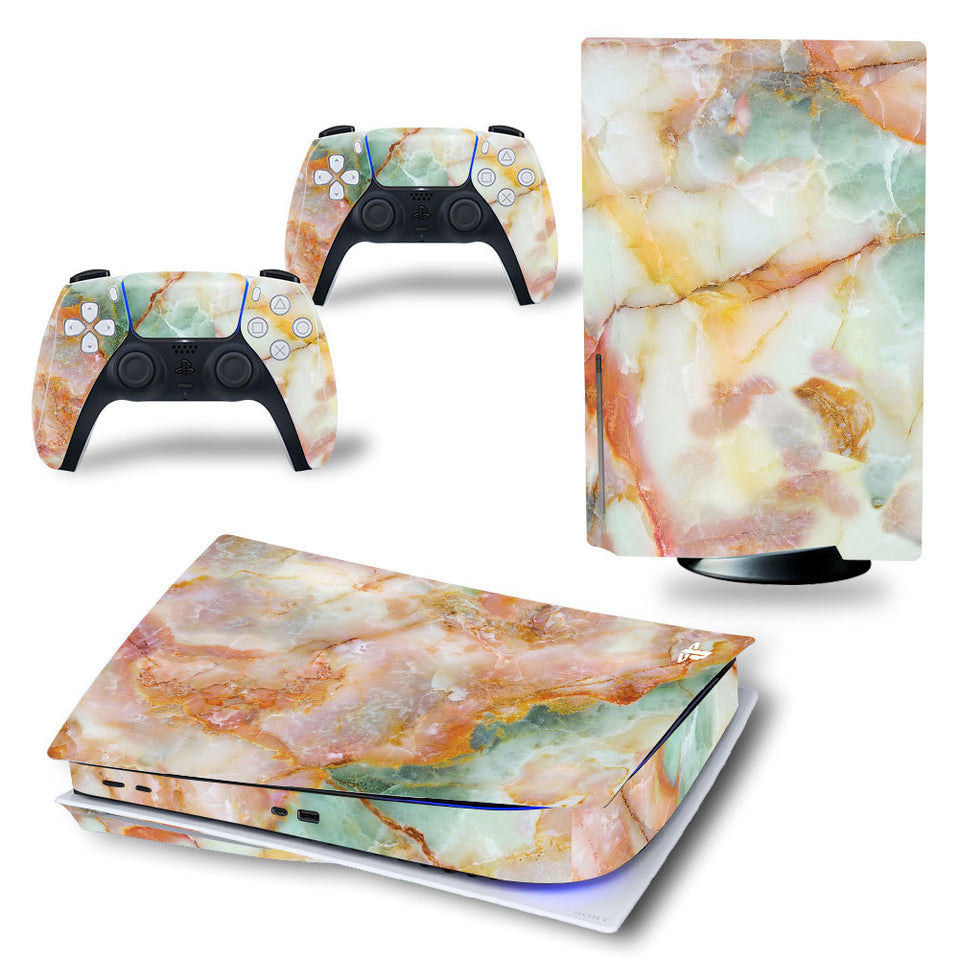 White PS5 Vinyl Stickers – Console & Controller Skins for PlayStation 5