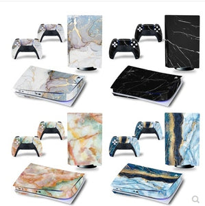 White PS5 Vinyl Stickers – Console & Controller Skins for PlayStation 5