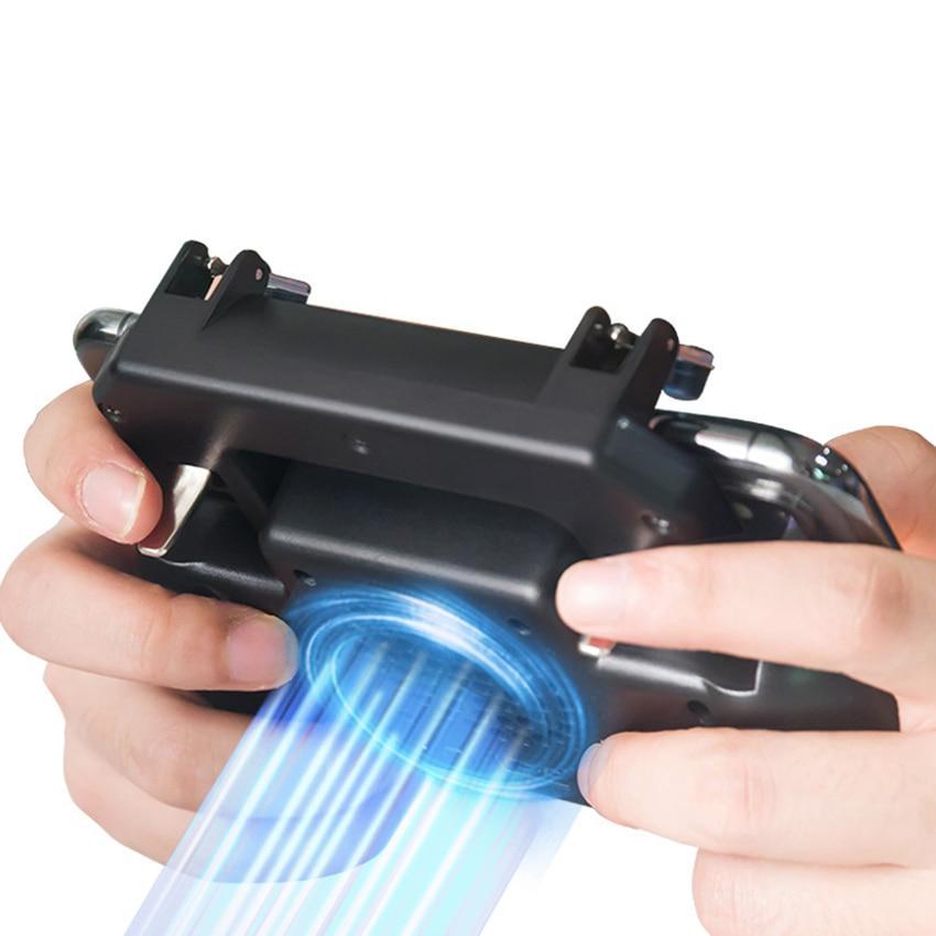 5-in-1 Mobile Gaming Controller with Cooling Fan and Power Bank