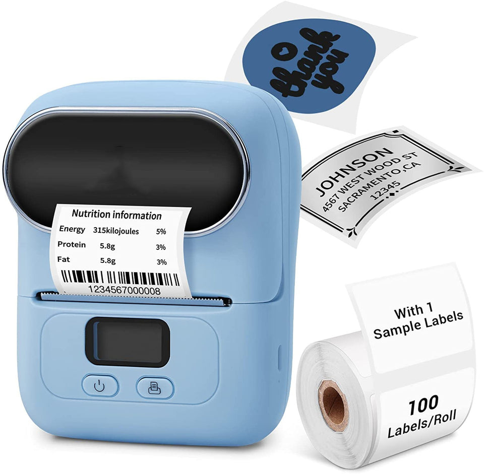 Handheld Barcode Printer – Portable Label Maker for Business and Home Use
