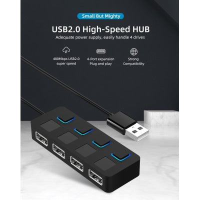 HUB Hub Multi-USB Splitter 4-port Extender