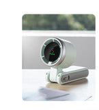 Portable Hanging Neck Fan – 180° Folding Handheld Turbo Mini Fan for Outdoor & Desktop Use