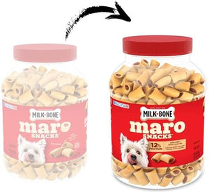 Milk-Bone MaroSnacks Small Dog Treats 40oz | Real Bone Marrow Biscuits