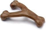 Benebone Wishbone Dog Chew Toy Large | Bacon Flavor for Aggressive Chewers