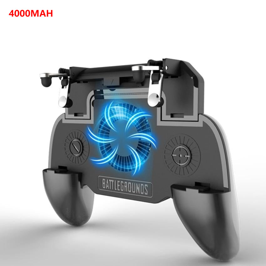 5-in-1 Mobile Gaming Controller with Cooling Fan and Power Bank
