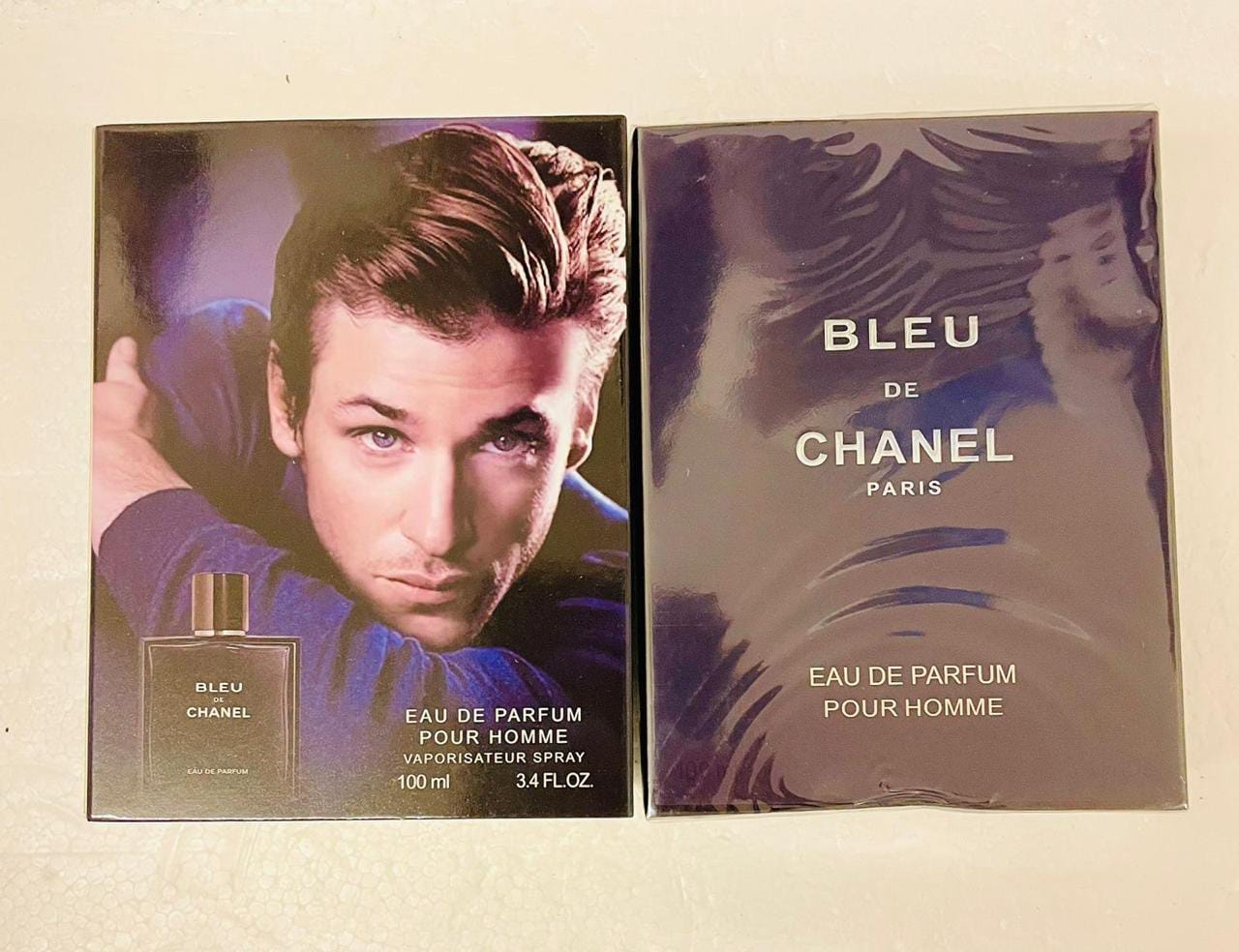 BLEU de CHANEL Eau de Toilette Spray for Men 3.4 oz / 100ml