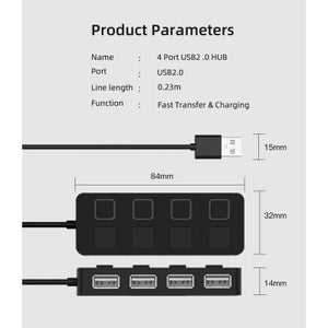 HUB Hub Multi-USB Splitter 4-port Extender