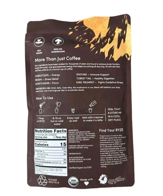 2-Pack Organic Mushroom Coffee Blend – 360g | Free Shipping USA