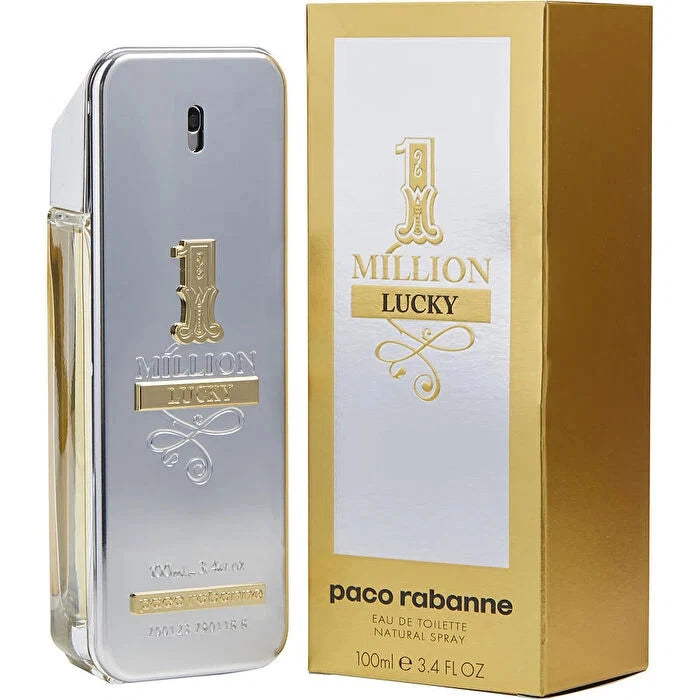 Rabanne 1 Million Lucky Eau de Toilette Spray for Men 3.4 oz / 100 ml