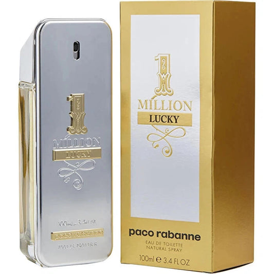 Rabanne 1 Million Lucky Eau de Toilette Spray for Men 3.4 oz / 100 ml